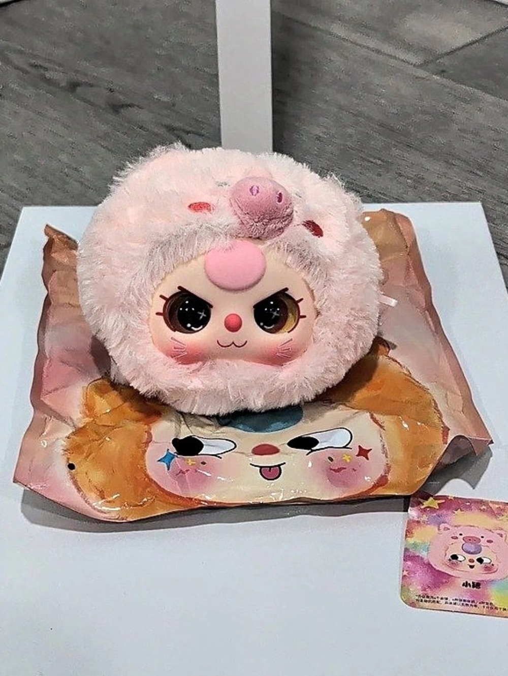 Baby Three First Generation Plush Blind Box - Pig Pink Pig Plush Toy